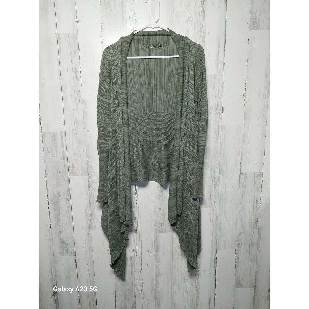 Prana Loveland Yoga Wrap Sweater Size Small Green